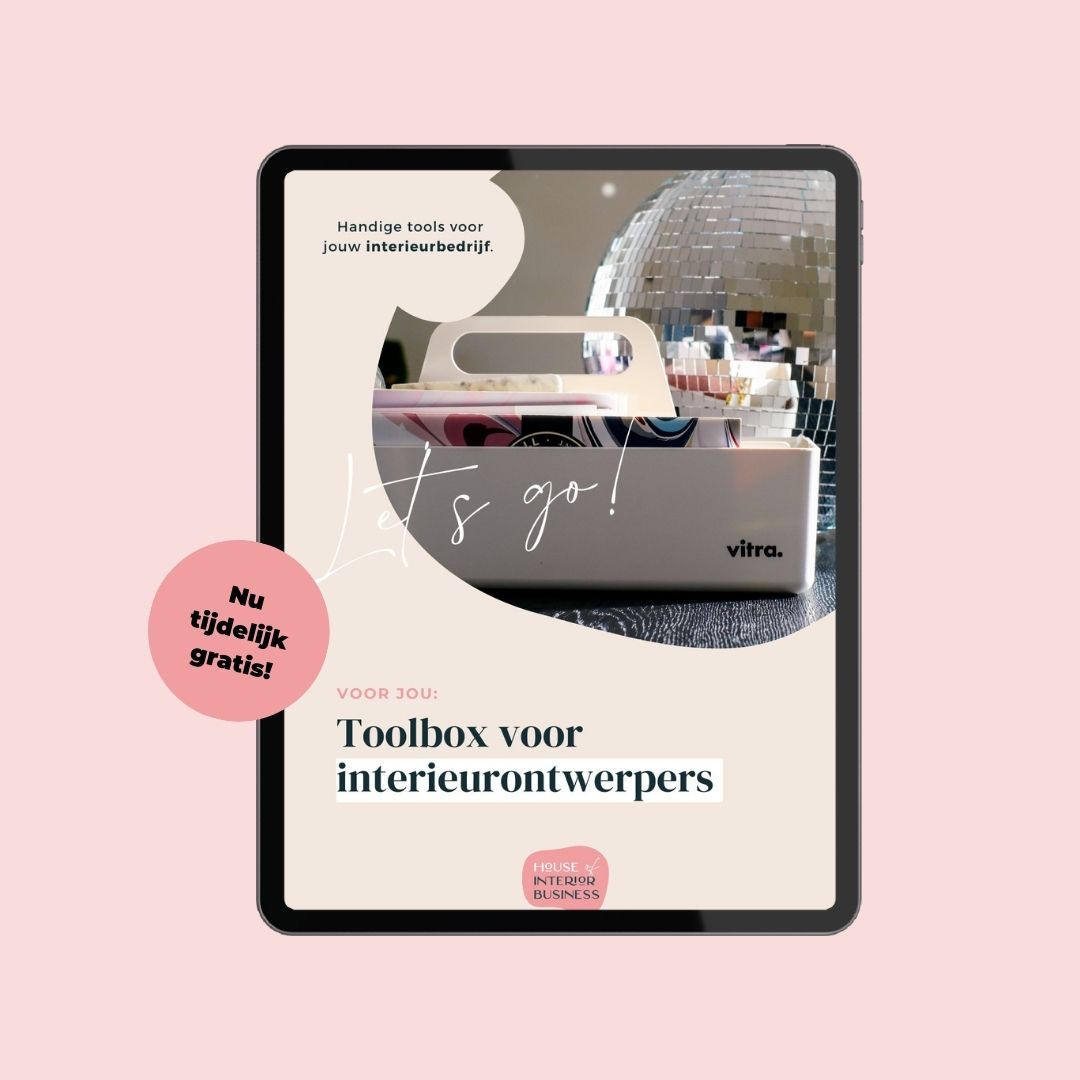 Met meer dan 40 tips! Ebook voor interieurontwerpers